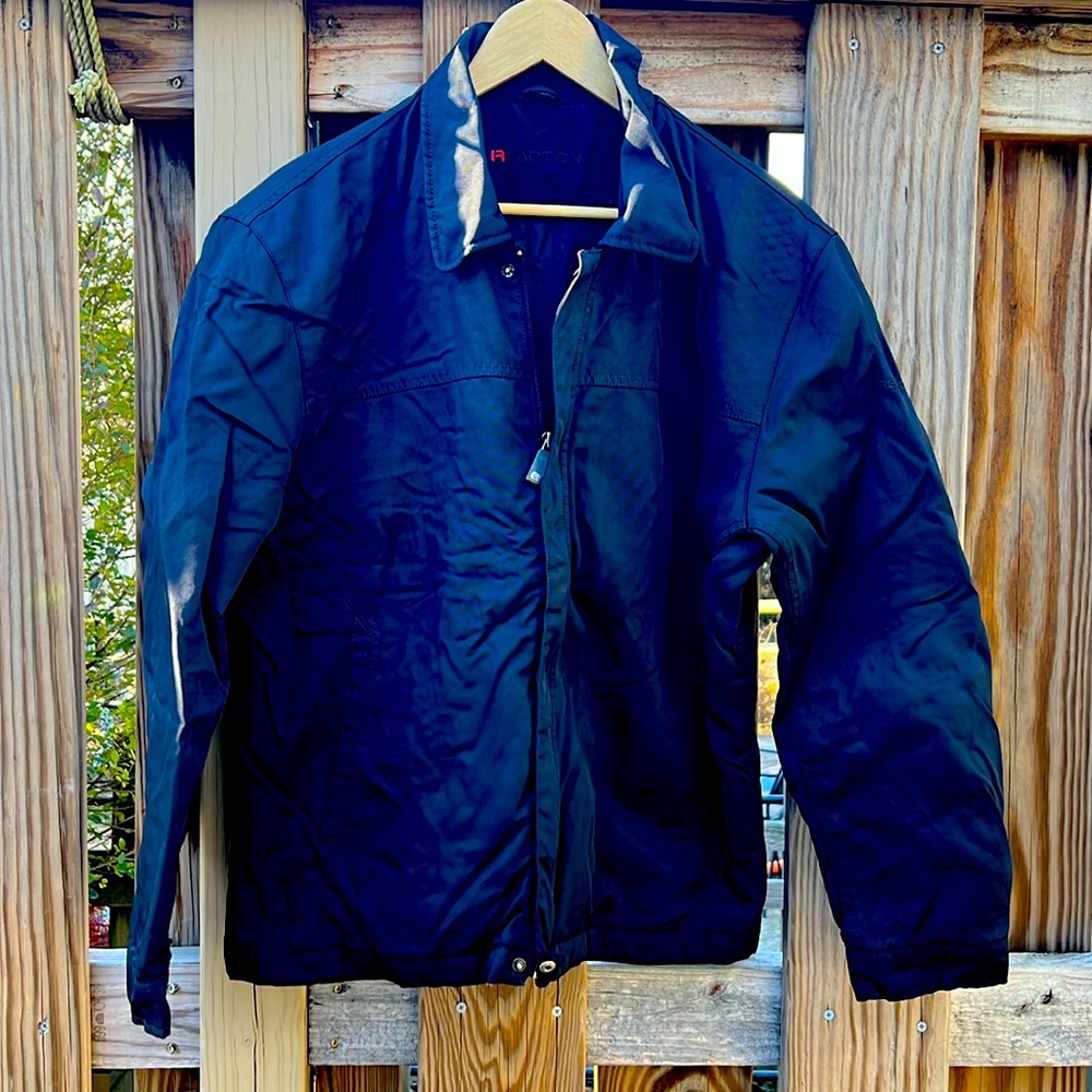 Men’s black zip up jacket